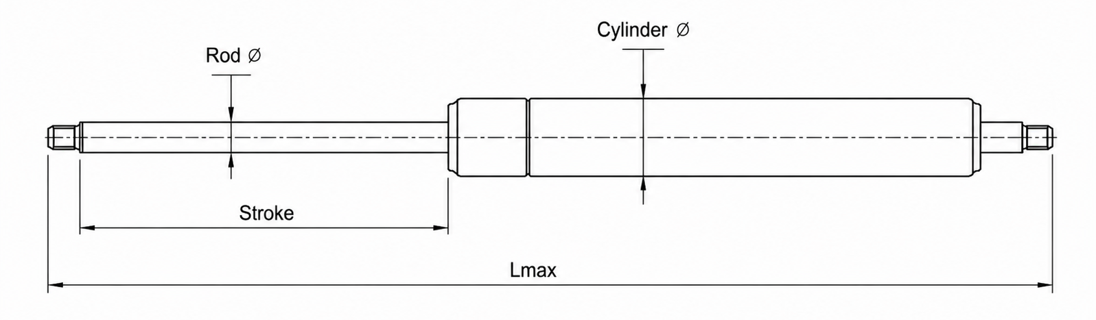 stainless Gas Spring